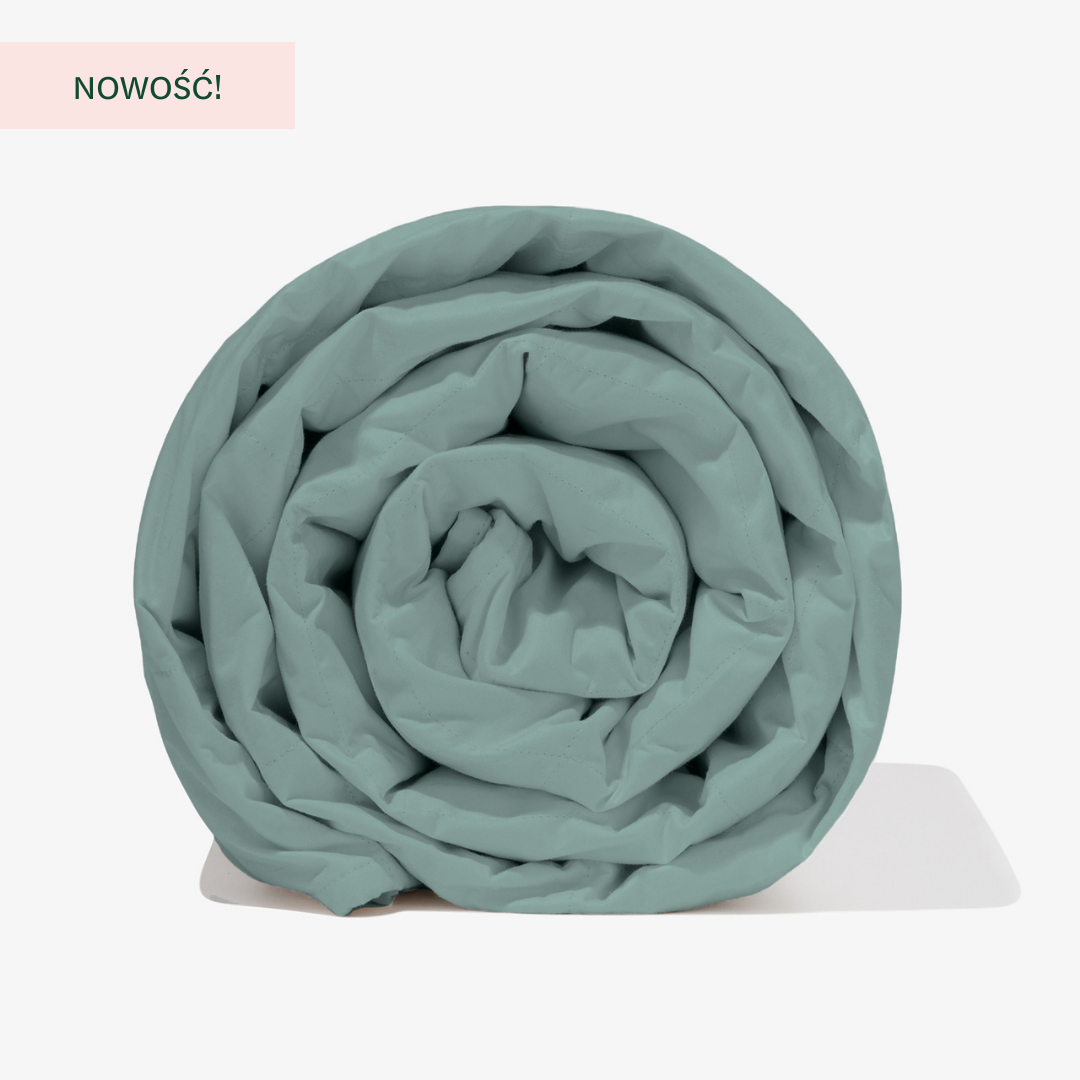 Weighted blanket with glass balls 150x200 cm (white cotton)