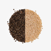 Buckwheat and spelled hulls - a supplement to the double-sided pillow 45x60 cm