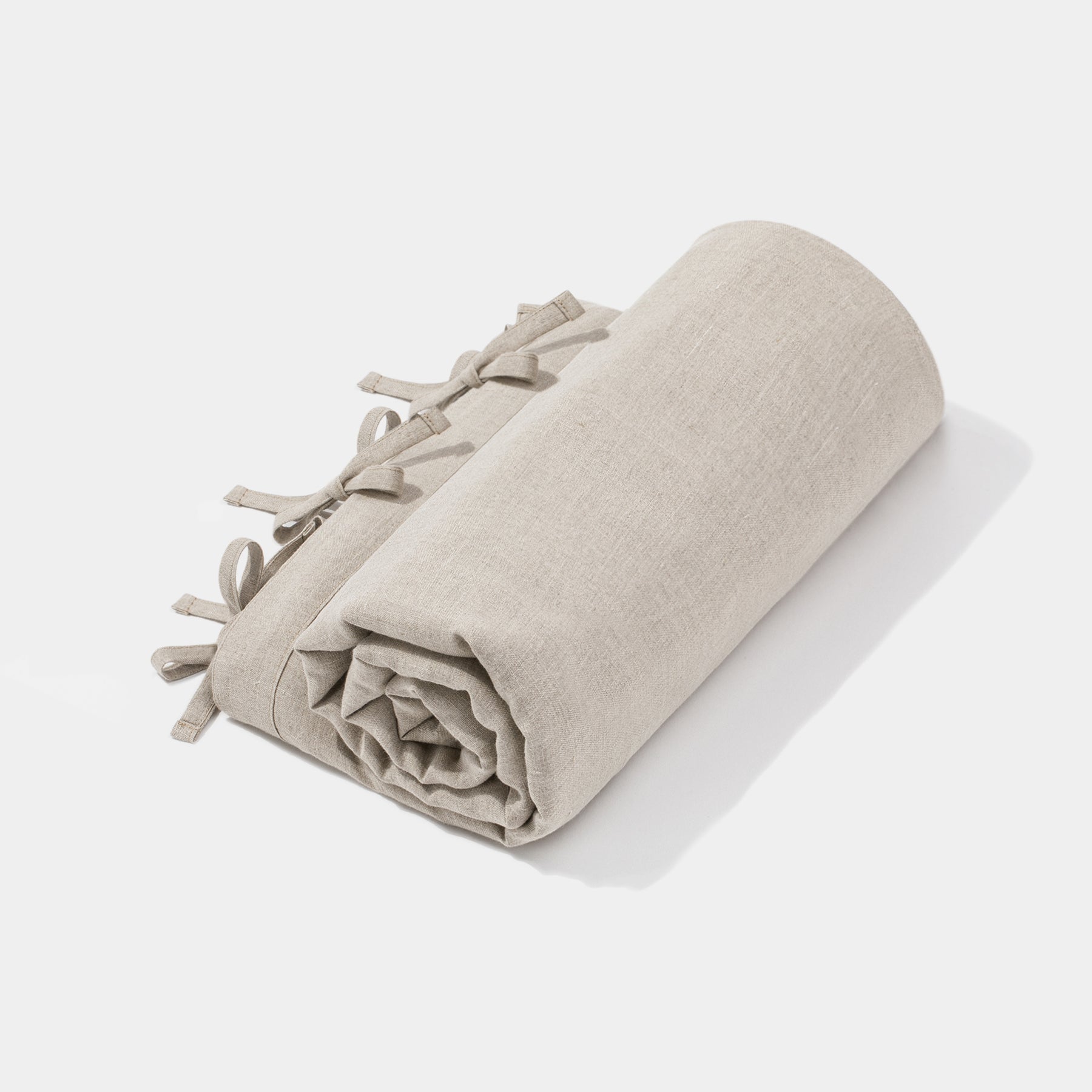 Lniana poszewka na kołdrę (naturalna)