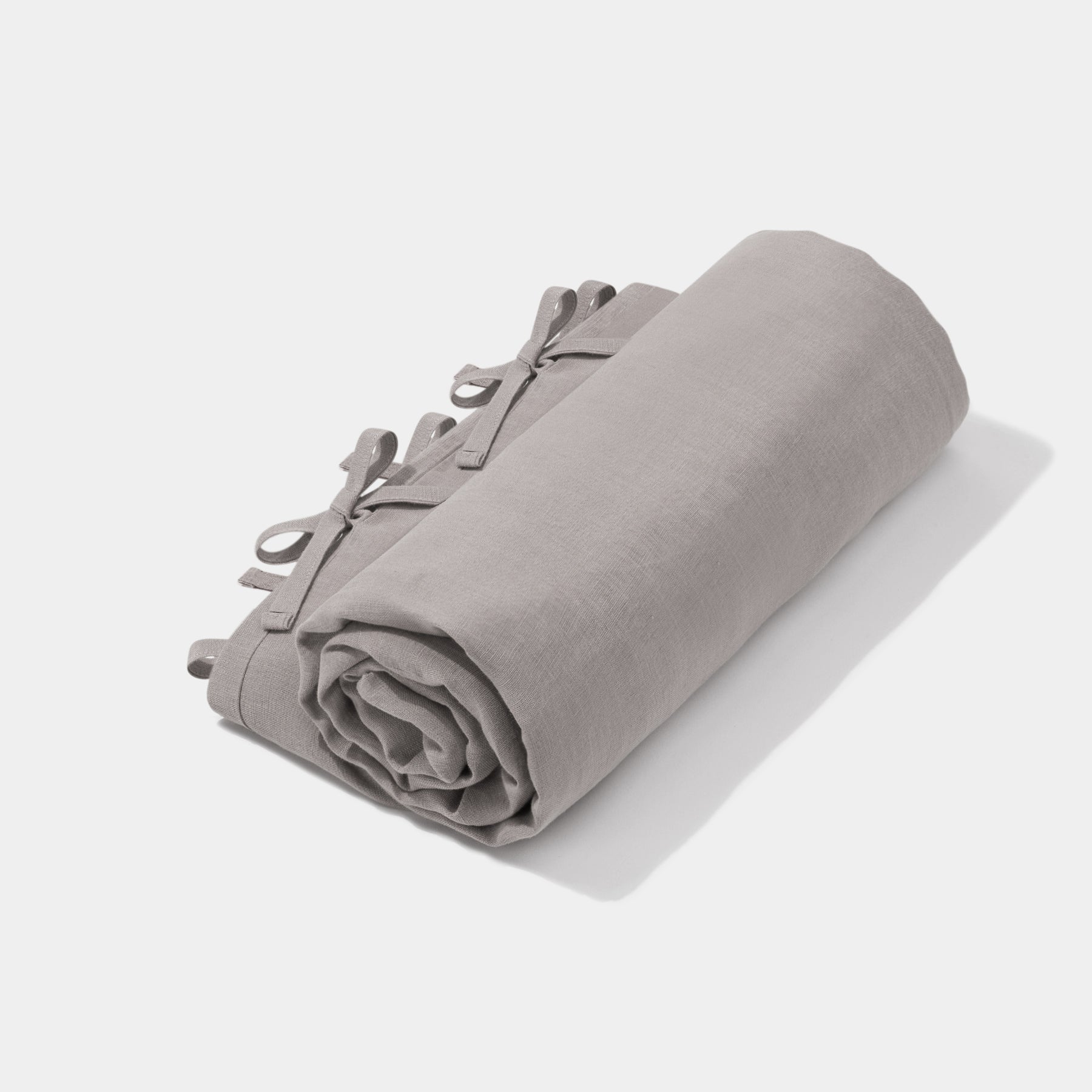 Lniana poszewka na kołdrę – różne rozmiary (szara)