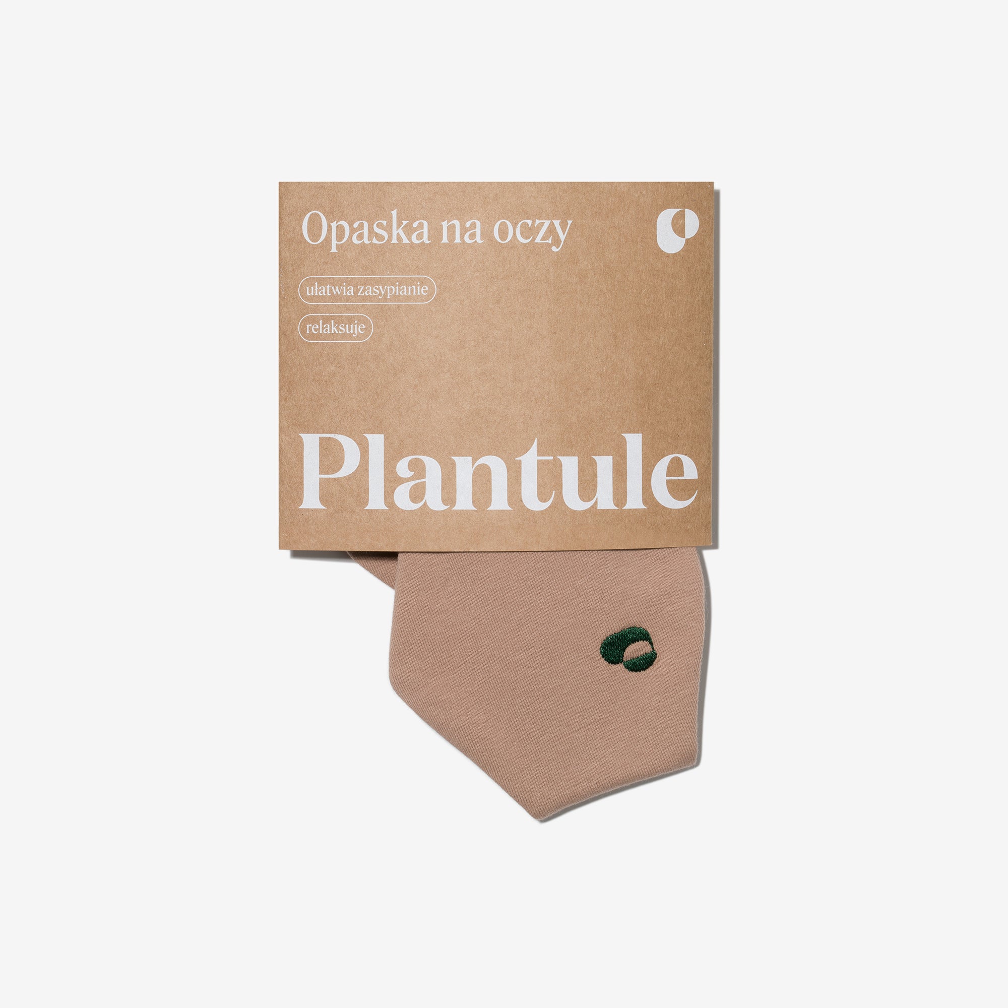 Opaska na oczy (beżowa)