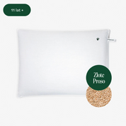 Pillow for children (5-10 years old) with buckwheat husk