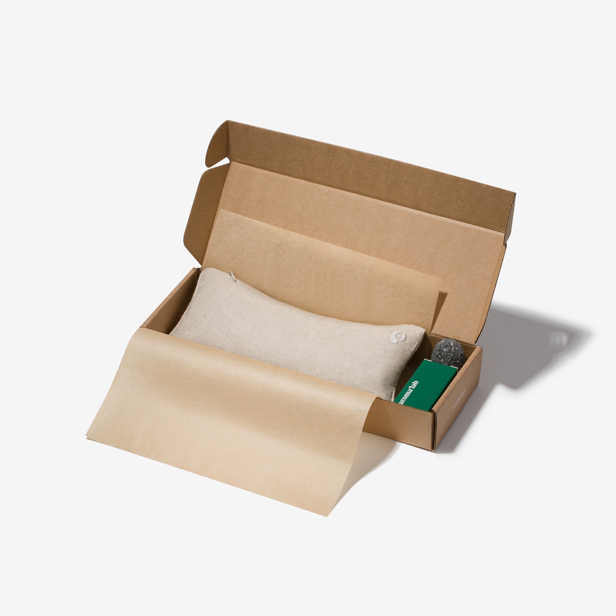 A set for a better sleep - a double-sided pillow and a pillow for the eyes