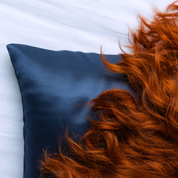 Jedwabna poszewka Plantule granatowa (różne rozmiary)