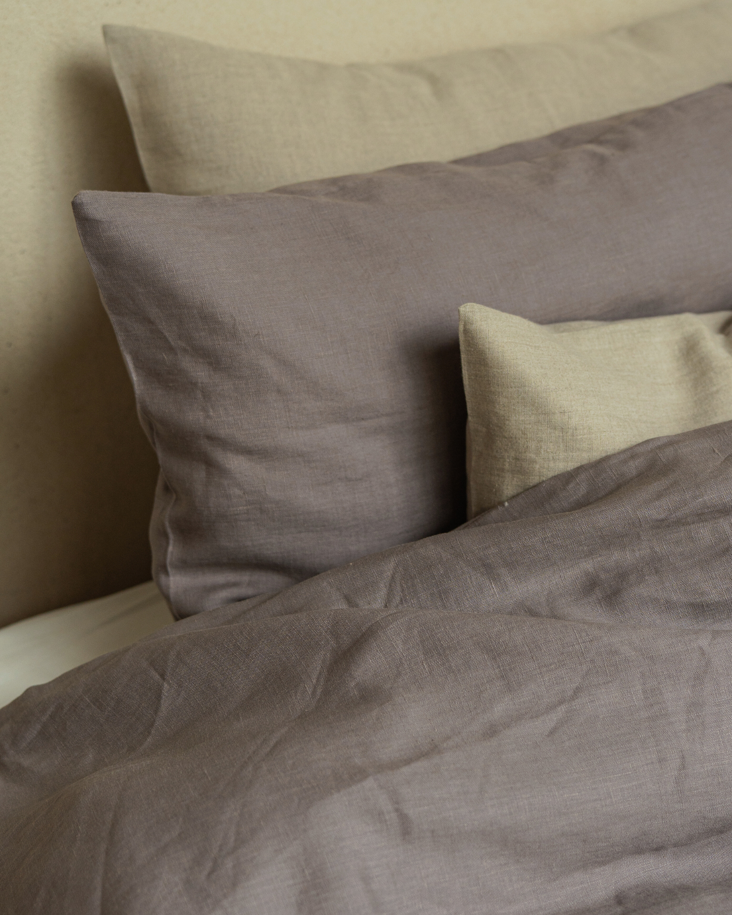 Lniana poszewka na kołdrę – różne rozmiary (szara)