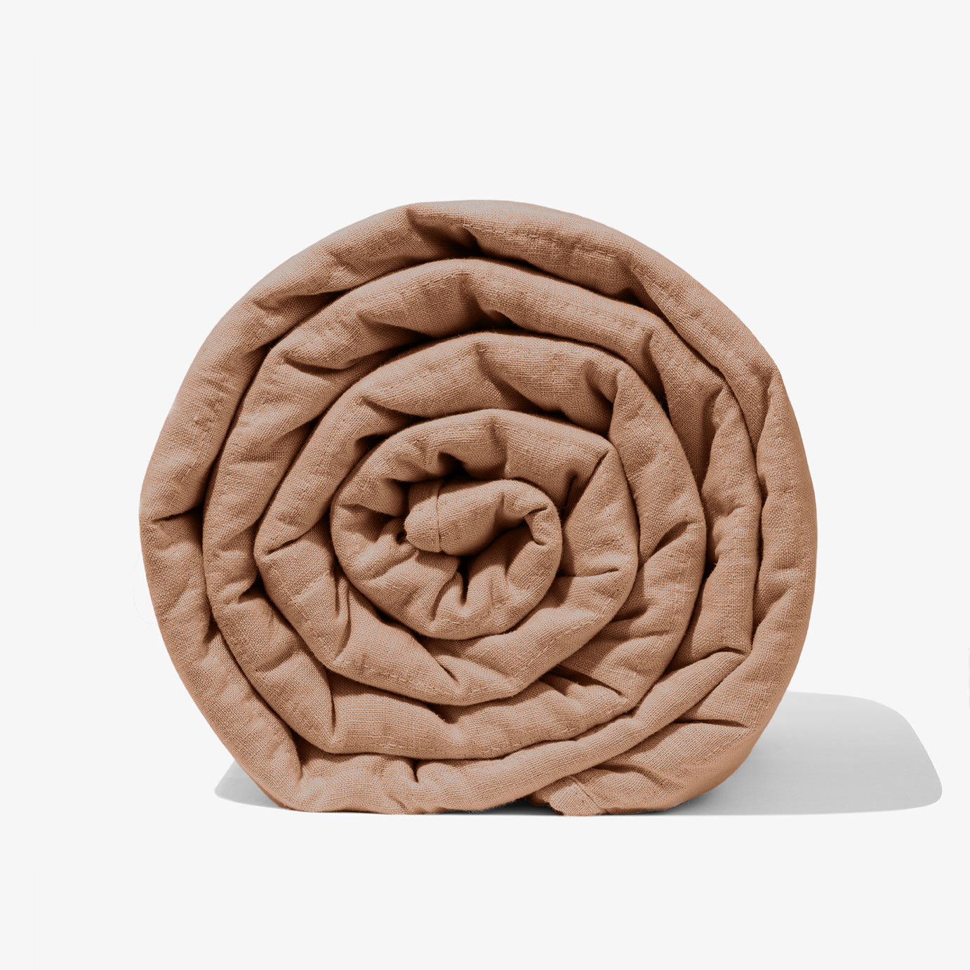 BLACK: Personalizowana lniana kołdra obciążeniowa z kulkami szklanymi