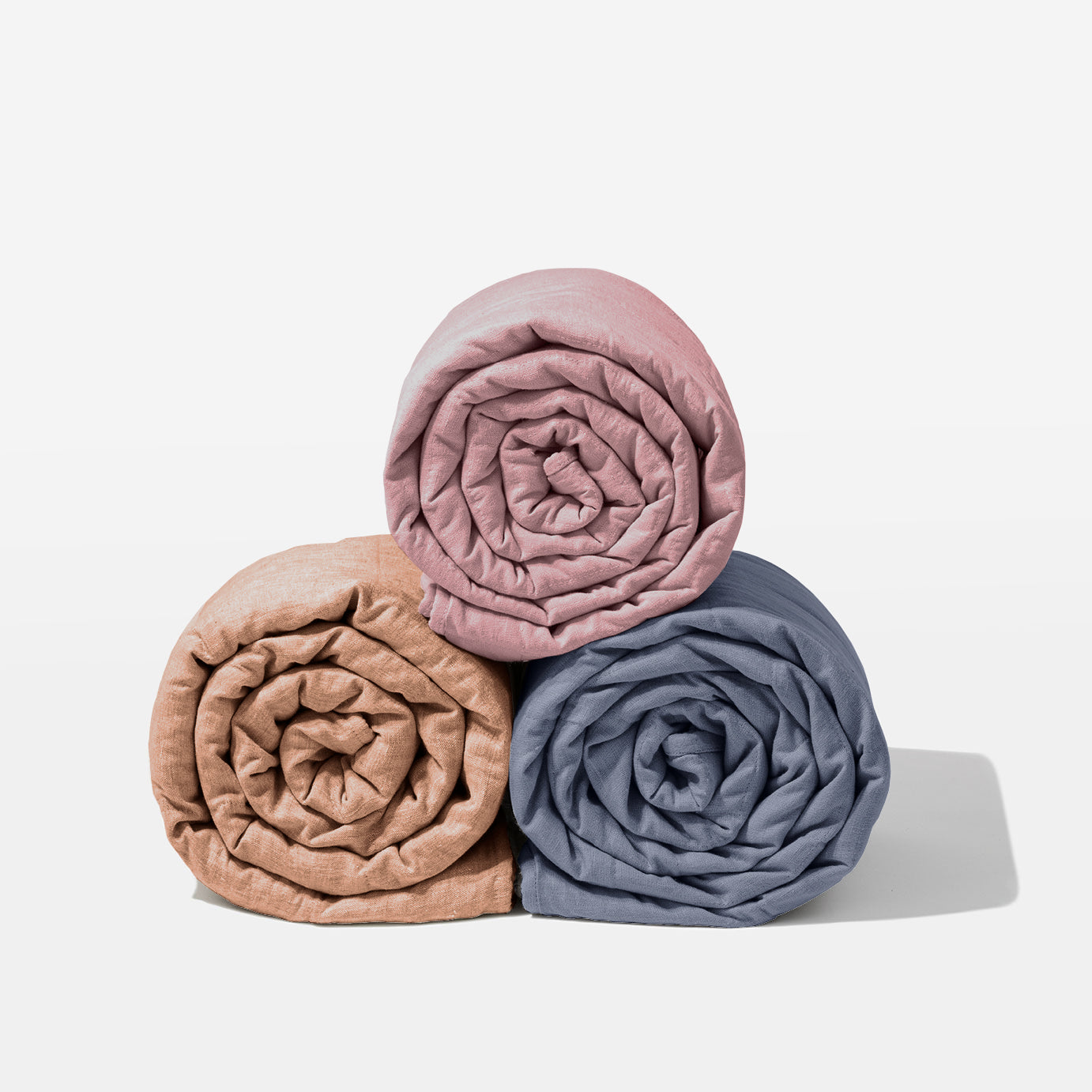 BLACK: Personalizowana lniana kołdra obciążeniowa z kulkami szklanymi