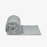 Weighted quilt with cherry pits 150x200 cm (white cotton)