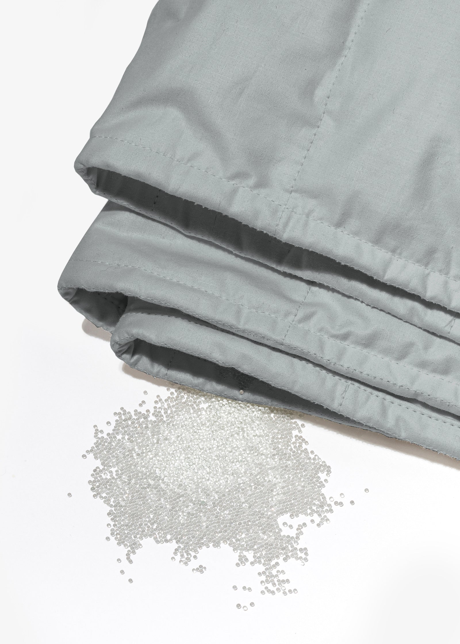 Weighted blanket with glass balls 150x200 cm (white cotton)