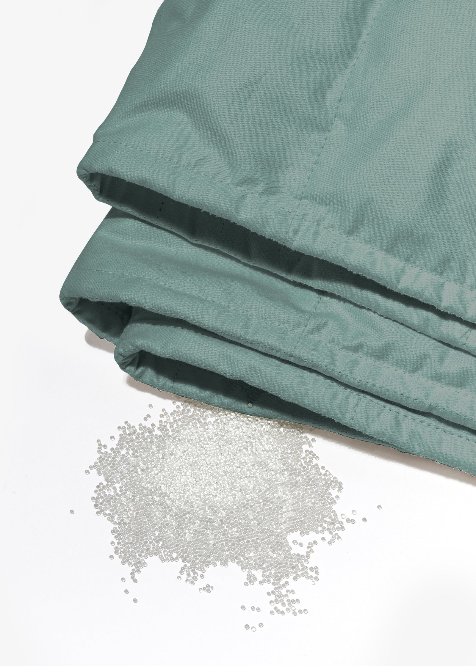 Weighted blanket with glass balls 150x200 cm (white cotton)