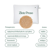 BF: Buckwheat husk pillow - bestseller (various sizes)