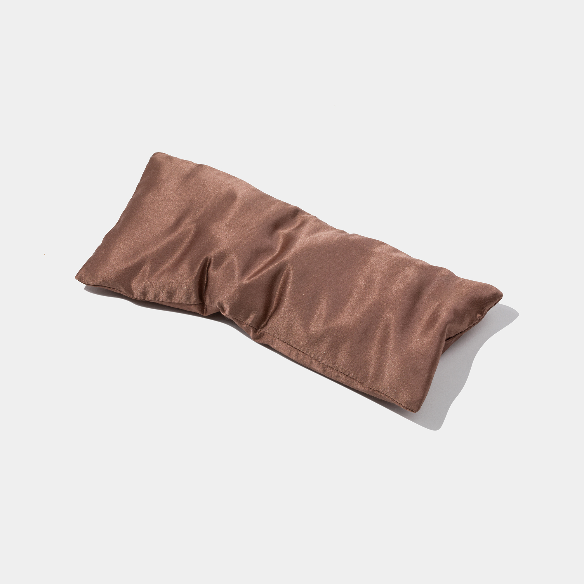 Jedwabna poduszka na oczy Plantule miedziana