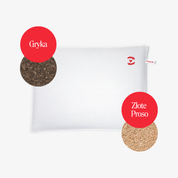 BF: Buckwheat husk pillow - bestseller (various sizes)