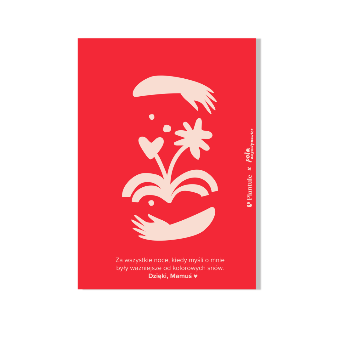 Pillow of Good Dreams "Let your thoughts rest" Plantule x Textual 45x60 cm