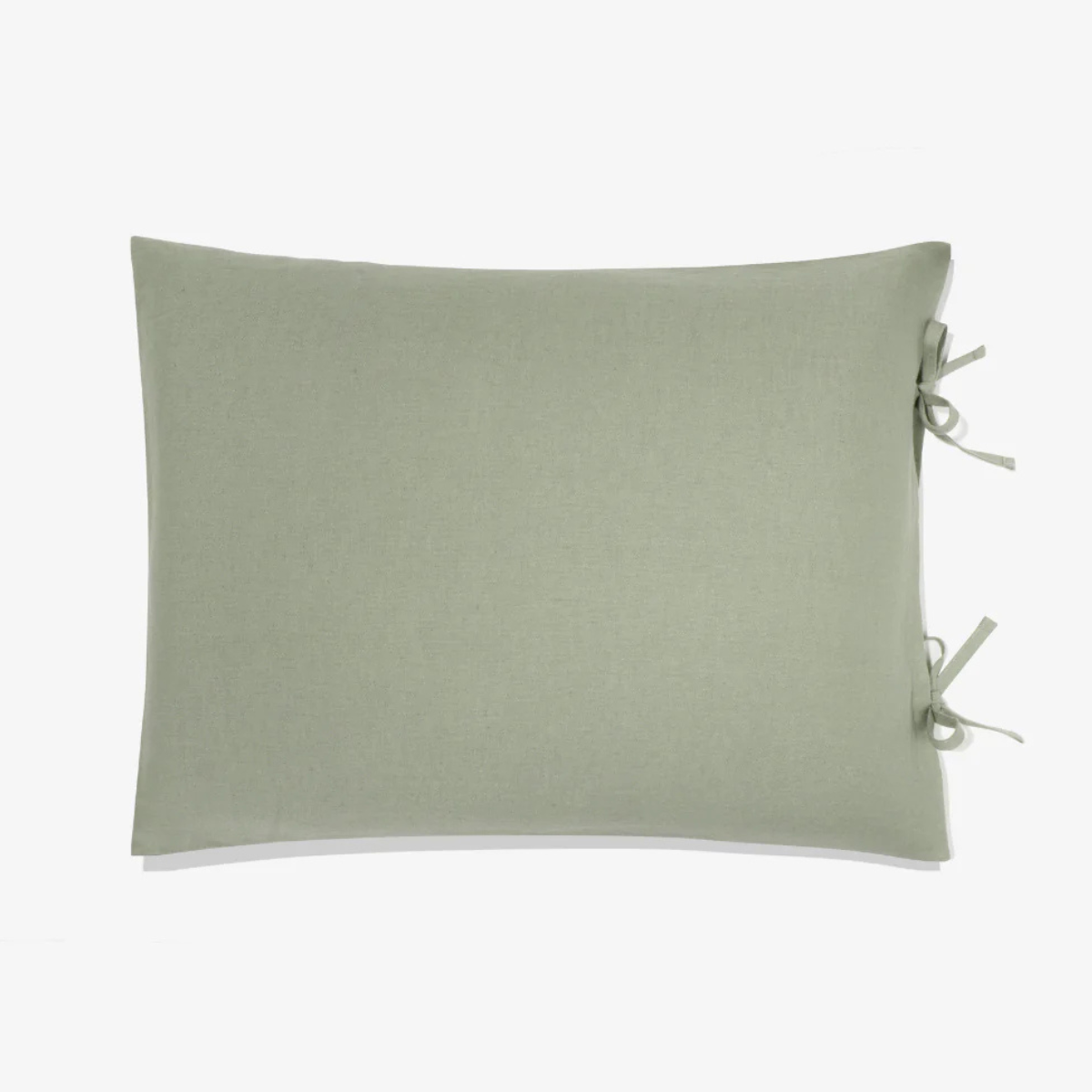 Linen pillowcase 45x60 cm (green)