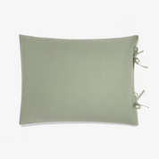 Linen pillowcase 45x60 cm (green)