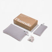 termofor suchy z pestkami wiśni do relaksu poduszka na oczy z siemieniem lnianym Plantule na prezent