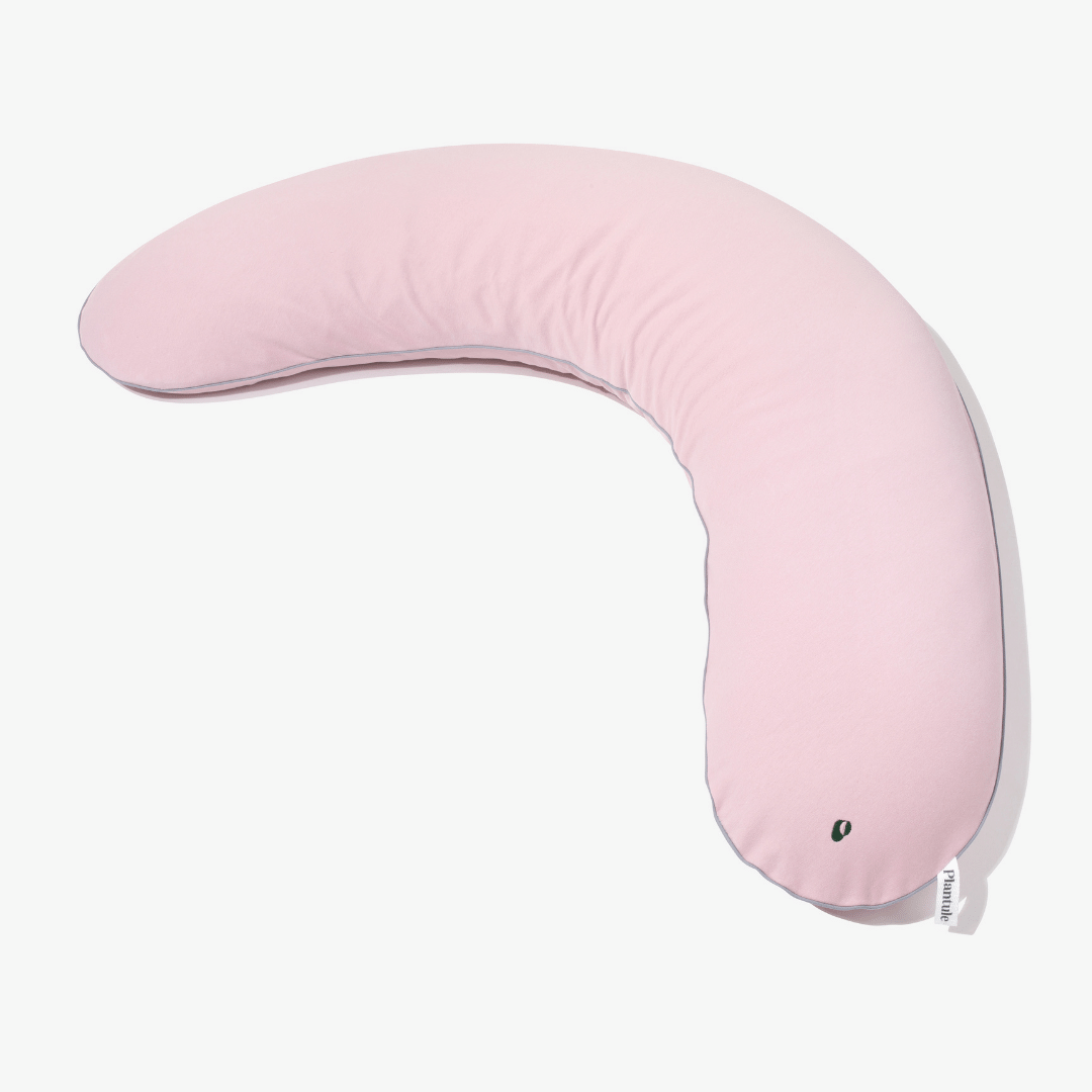 Poszewka na rogal do snu i karmienia różowa Plantule