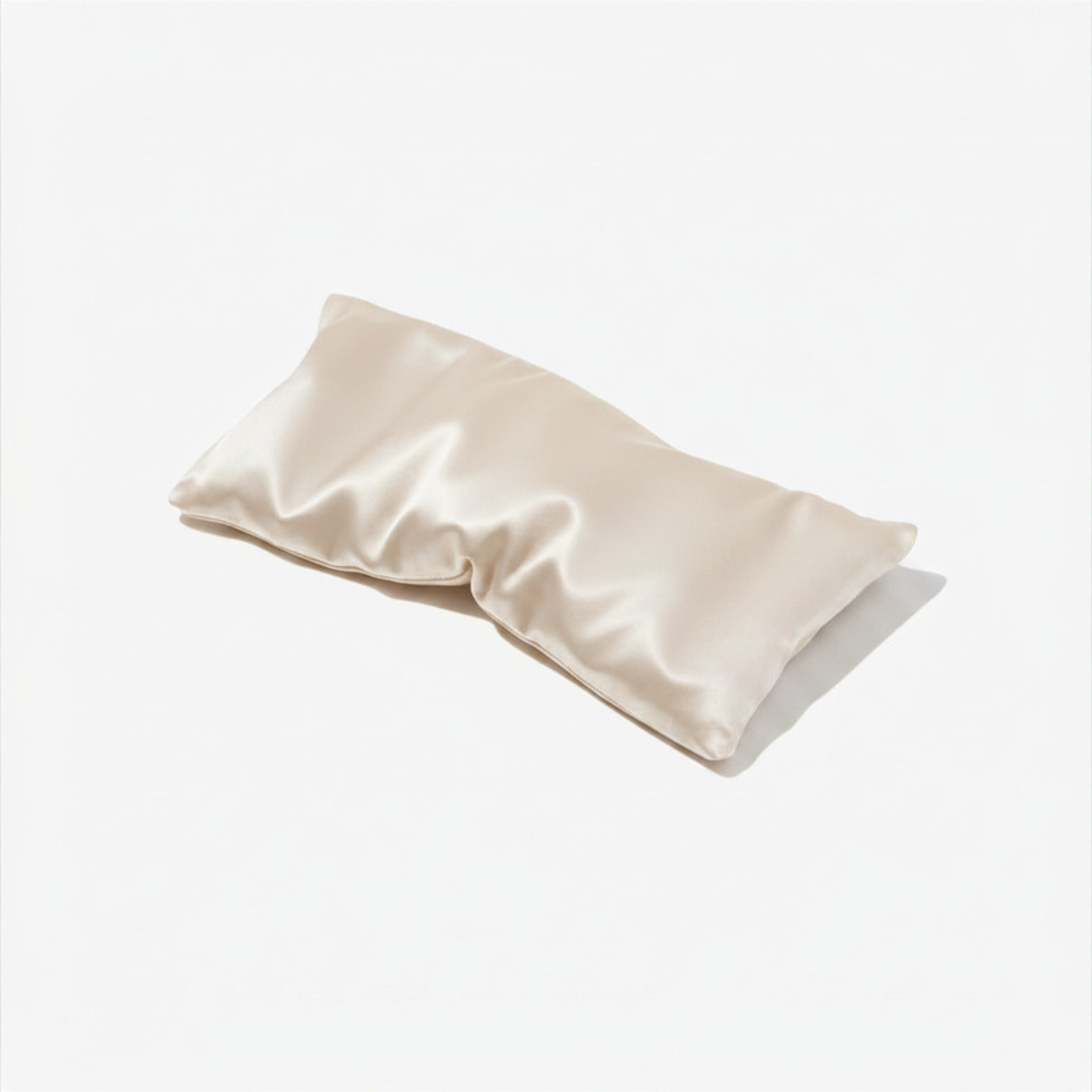 Plantule silk eye pillow, navy blue
