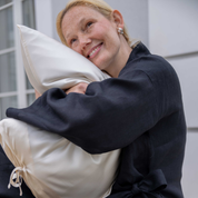 Plantule navy blue silk pillowcase (various sizes)