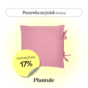 Linen pillowcase 40x40 cm (pink)
