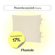 Linen pillowcase 40x40 cm (white)