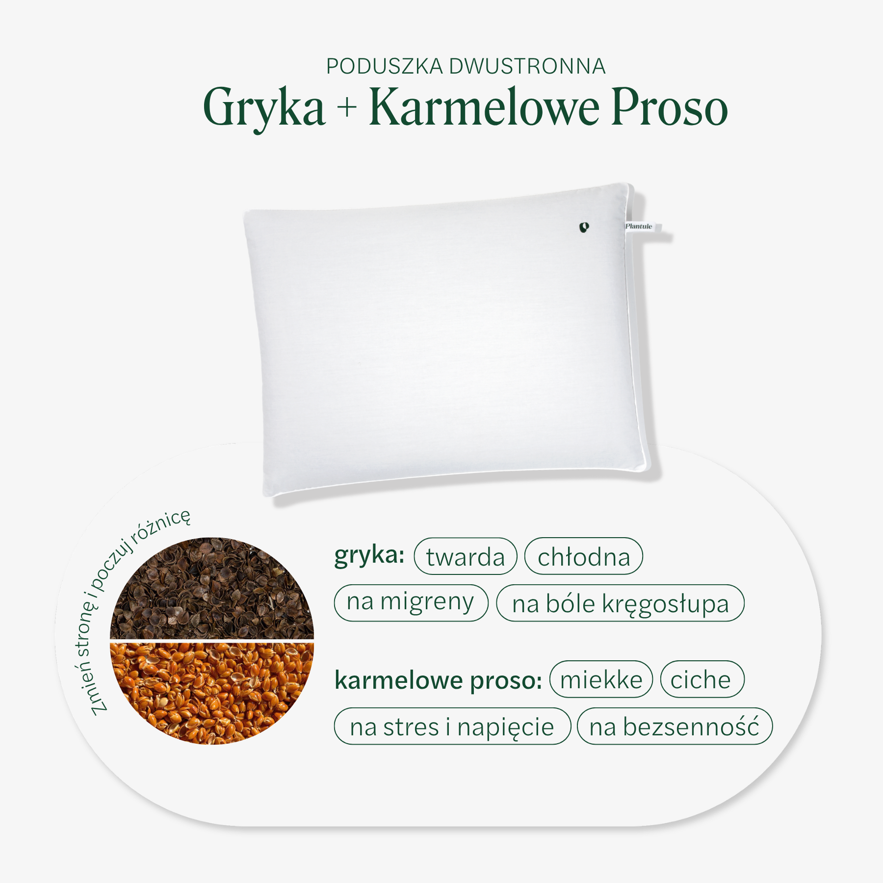 Linen pillowcase 45x60 cm (white)