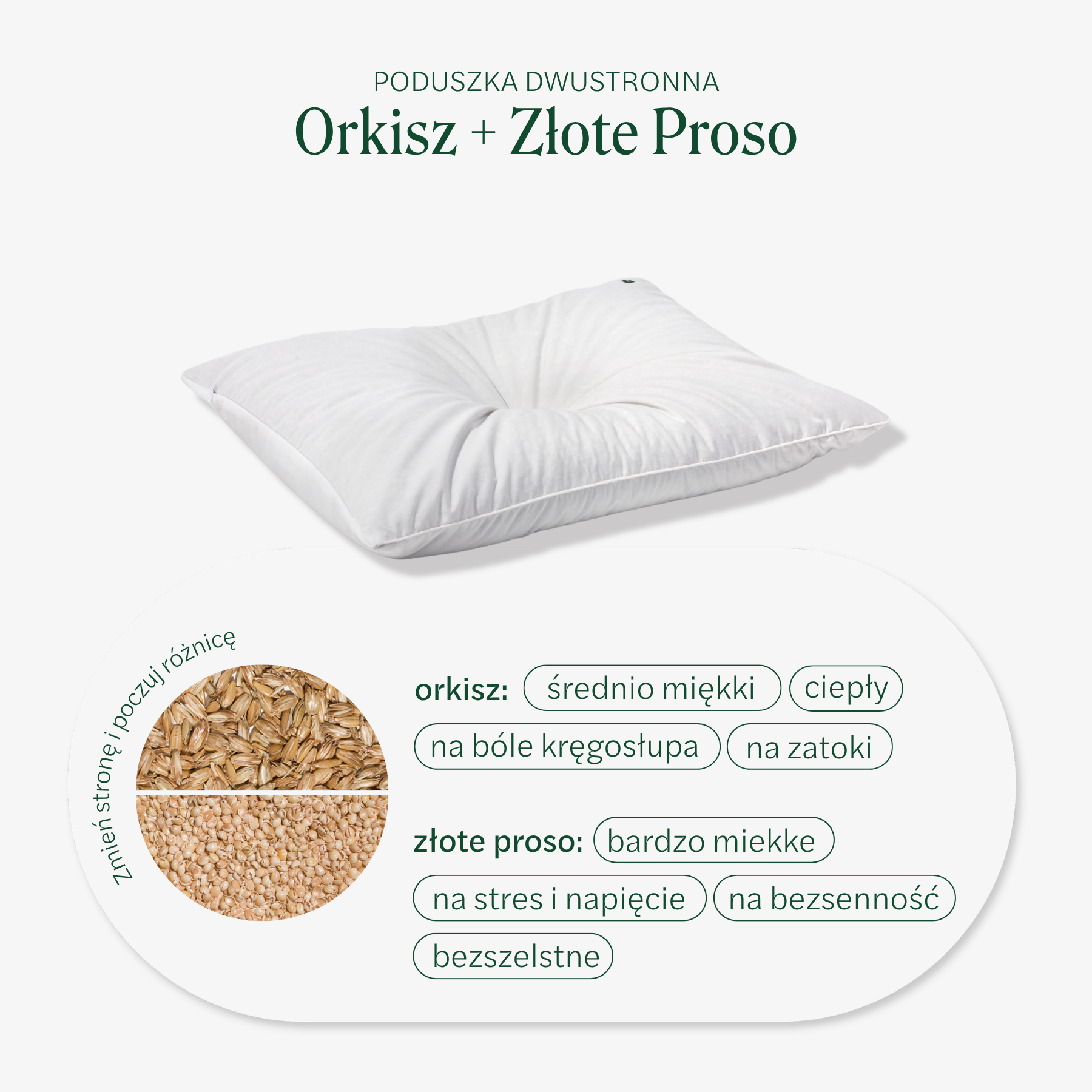 Linen pillowcase 45x60 cm (white)