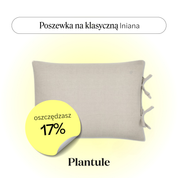 Linen pillowcase 45x60 cm (pink)