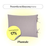 Linen pillowcase 45x60 cm (gray)