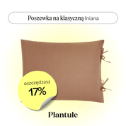 Linen pillowcase 45x60 cm (caramel)