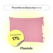 Linen pillowcase 45x60 cm (pink)