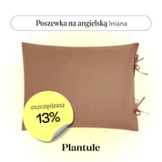 Linen pillowcase 45x60 cm (caramel)