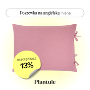 Linen pillowcase 45x60 cm (pink)