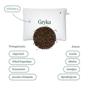 BF: Buckwheat husk pillow - bestseller (various sizes)