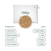 BF: Buckwheat husk pillow - bestseller (various sizes)
