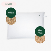 BF: Buckwheat husk pillow - bestseller (various sizes)