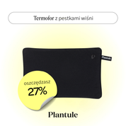 Hot water bottle with cherry pits (burgundy)