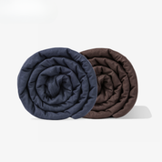 Personalized hemp weighted blanket with cherry pits
