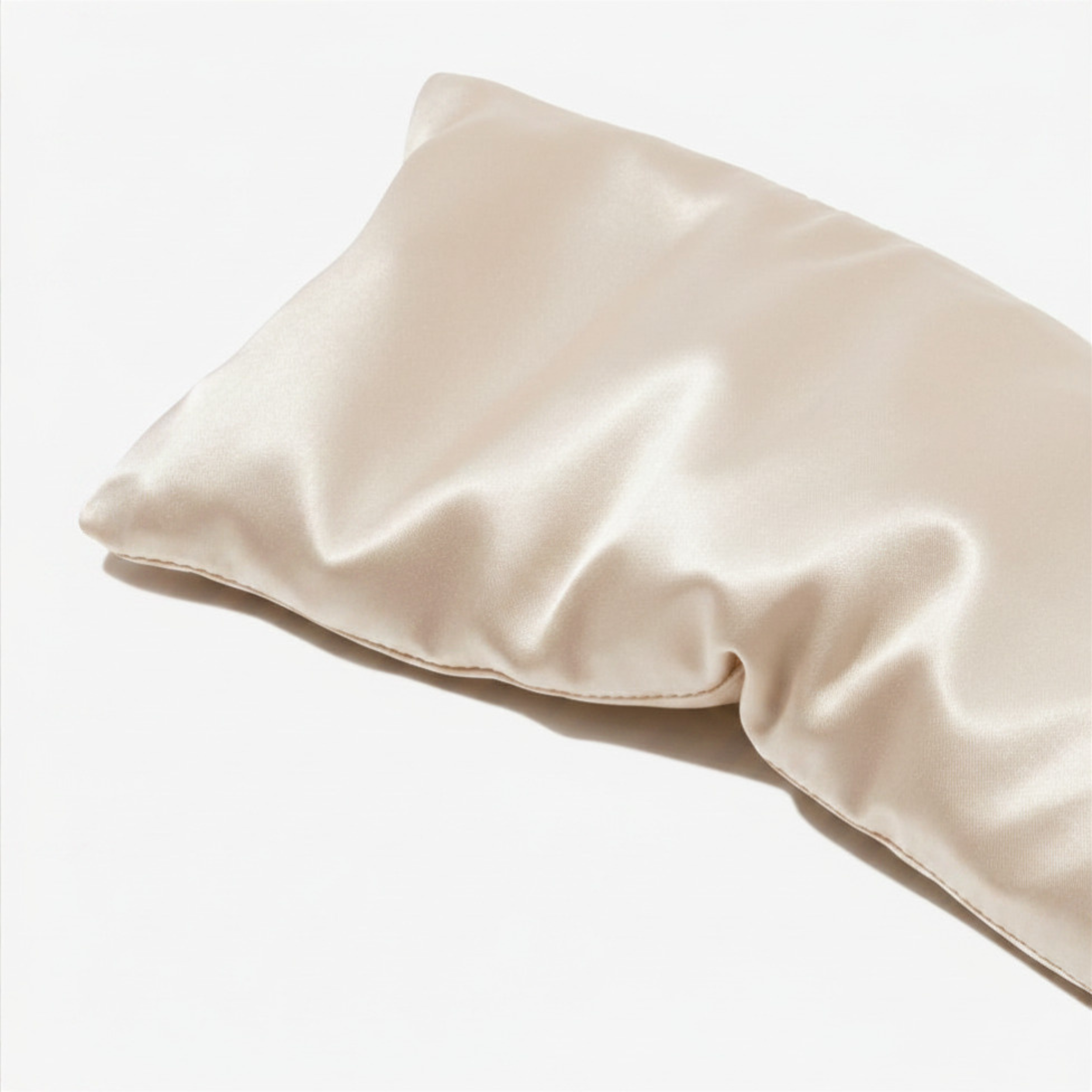 Plantule silk eye pillow, navy blue