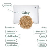 BF: Buckwheat husk pillow - bestseller (various sizes)