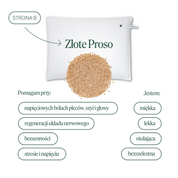 BF: Buckwheat husk pillow - bestseller (various sizes)
