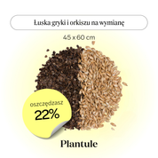 Buckwheat and spelled hulls - a supplement to the double-sided pillow 45x60 cm