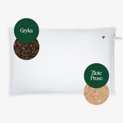 BF: Buckwheat husk pillow - bestseller (various sizes)