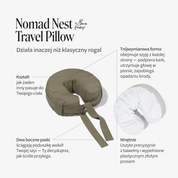 Nomad Nest Travel Pillow Plantule x Maria Prokop