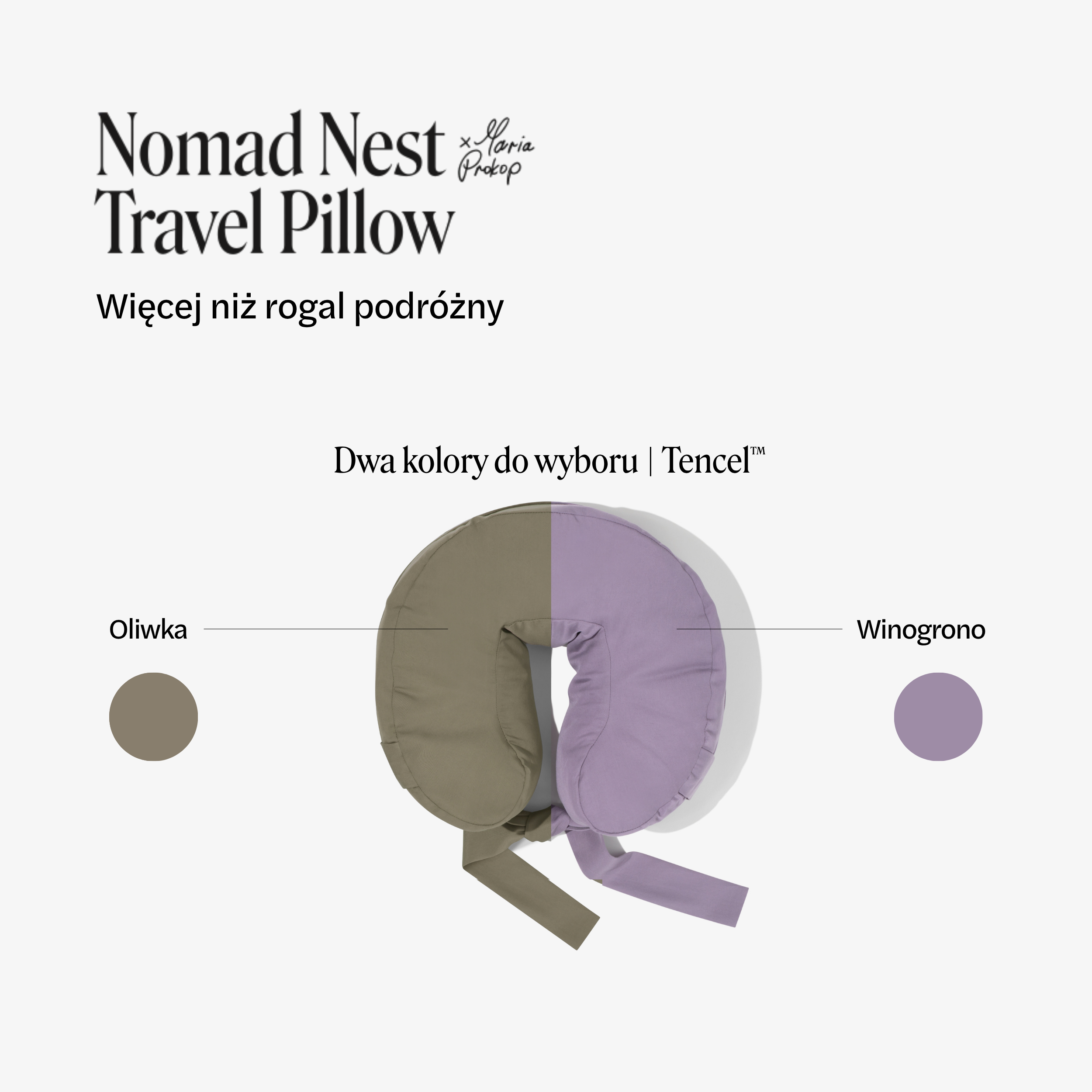 Nomad Nest Travel Pillow Plantule x Maria Prokop