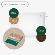 A set for a better sleep - a double-sided pillow and a pillow for the eyes