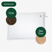 BF: Buckwheat husk pillow - bestseller (various sizes)