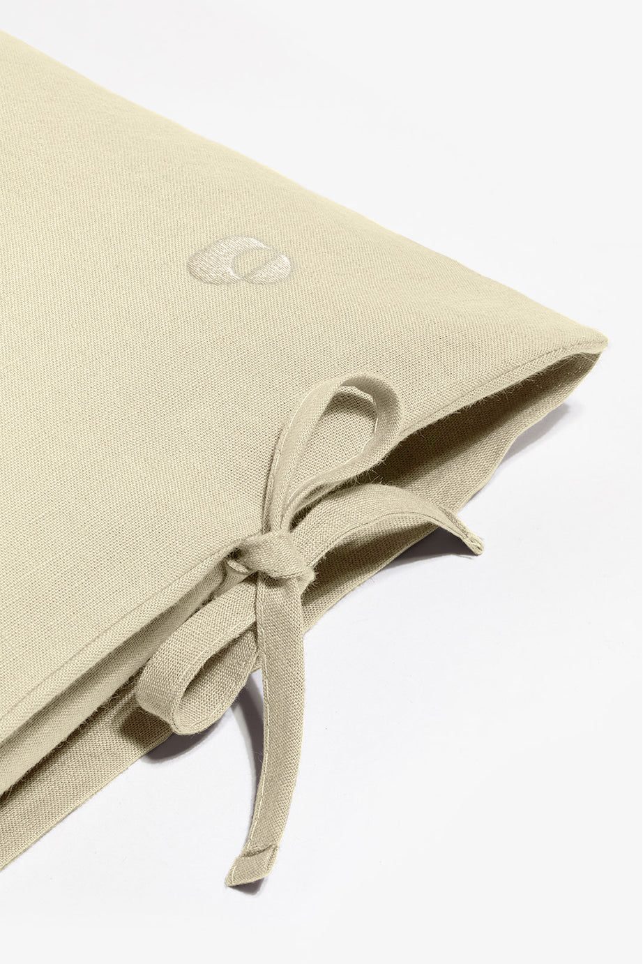 Linen pillowcase 40x40 cm (white)
