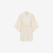 Plantule linen kimono short (vanilla)